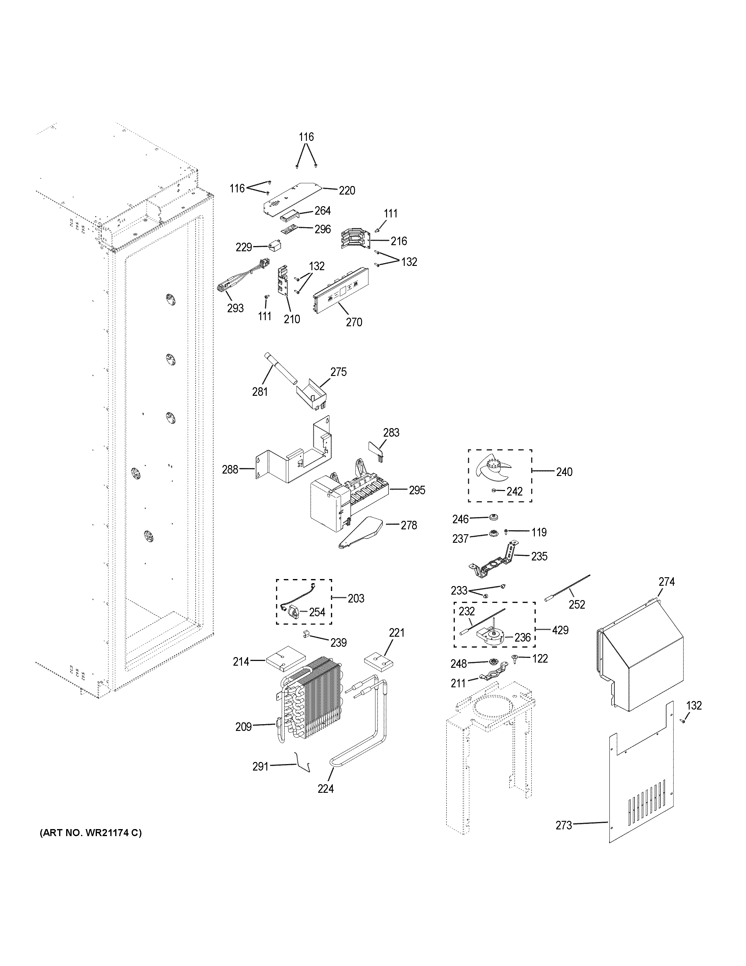 Freezer section
