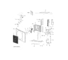 GE ASH118PRDWA room air conditioner diagram