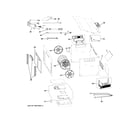 GE UVH13012M1SS hood assembly diagram