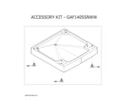 Haier QFT15ESSN0WW optional accessories diagram