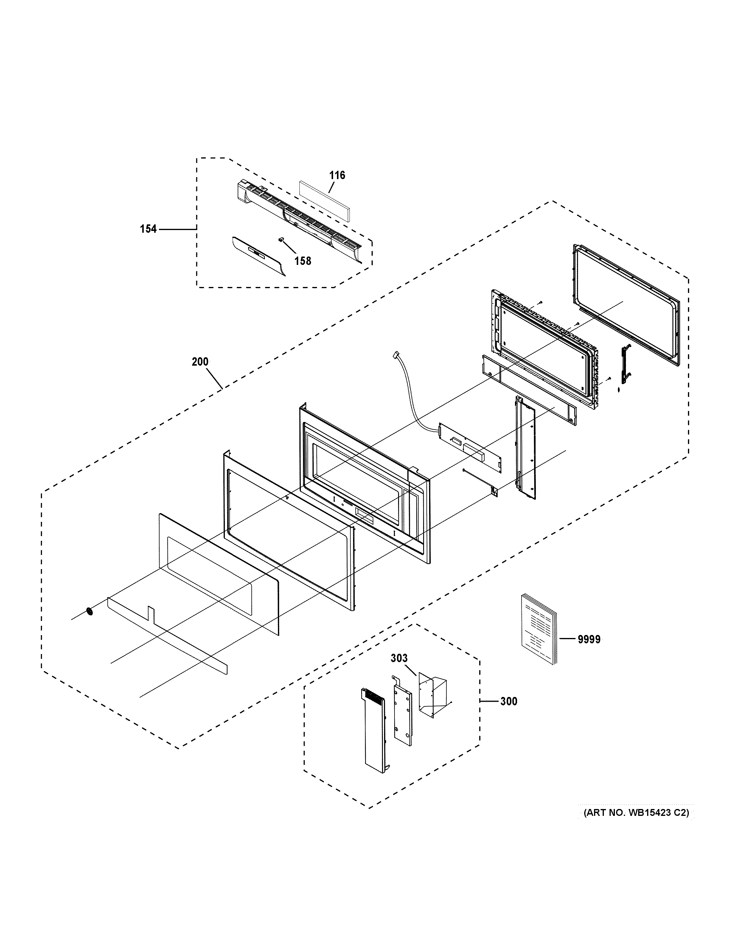 Control panel & door parts