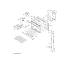 GE JT5500BL6TS upper oven diagram