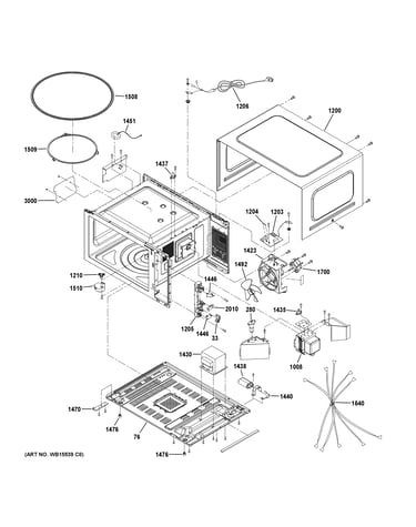 Oven cavity parts