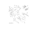 GE GSS23HSHKCSS ice maker & dispenser diagram