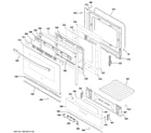 GE JGBS30DEK3BB door & drawer parts diagram