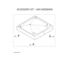 Haier QFW150SSN0WW optional accessories diagram