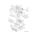 GE CGS985SET9SS door & drawer parts diagram