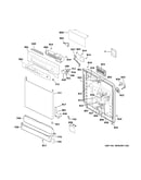 Escutcheon & door assembly