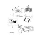 GE ATV05LZW1 room air conditioner diagram