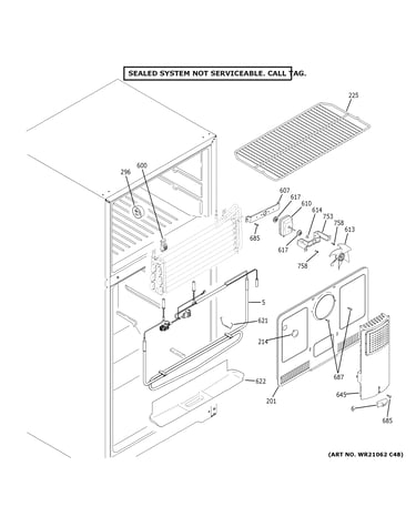 Freezer section