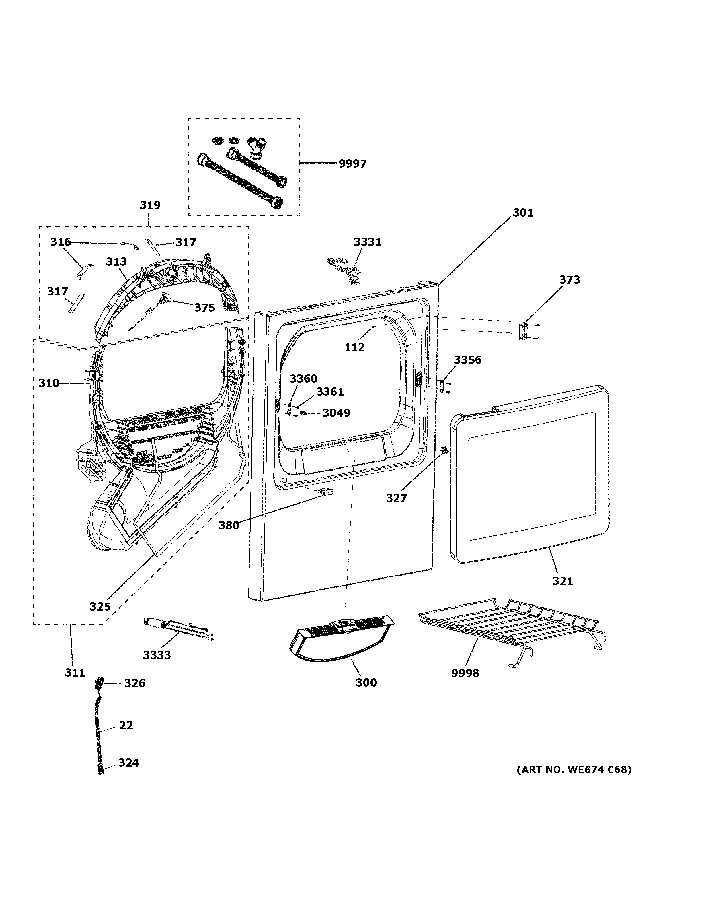 FRONT PANEL & DOOR