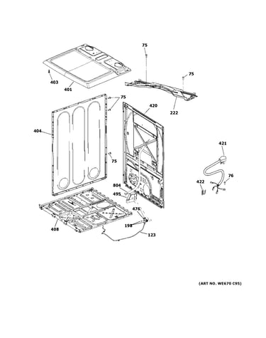 Cabinet & top panel