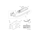 GE GFD43GSSM0WW gas valve & burner parts diagram