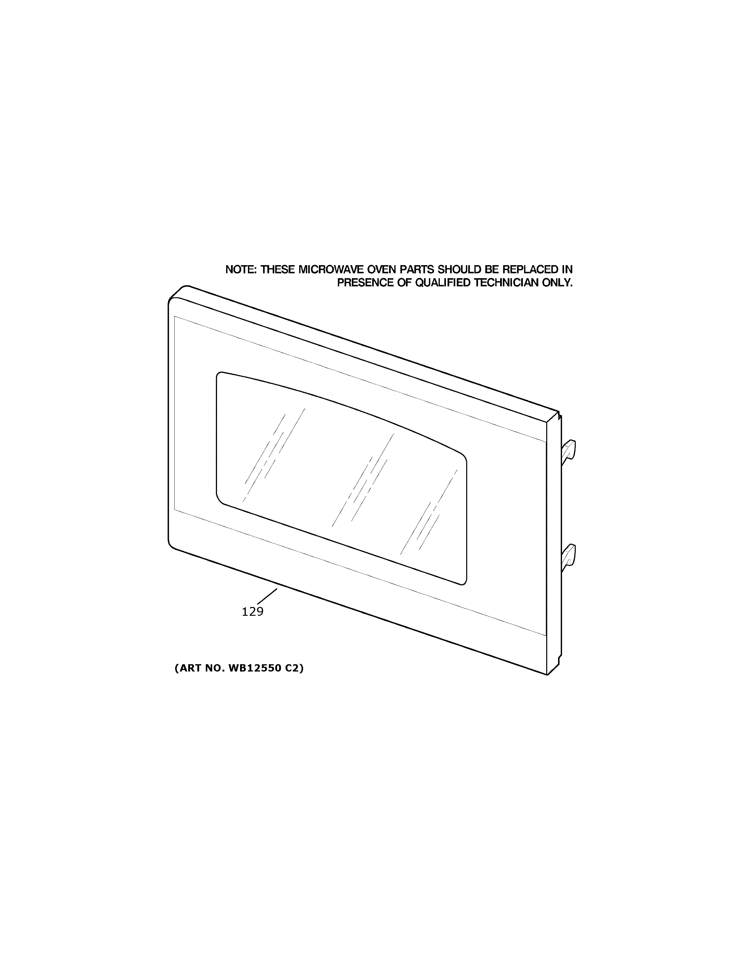Mocrowave door