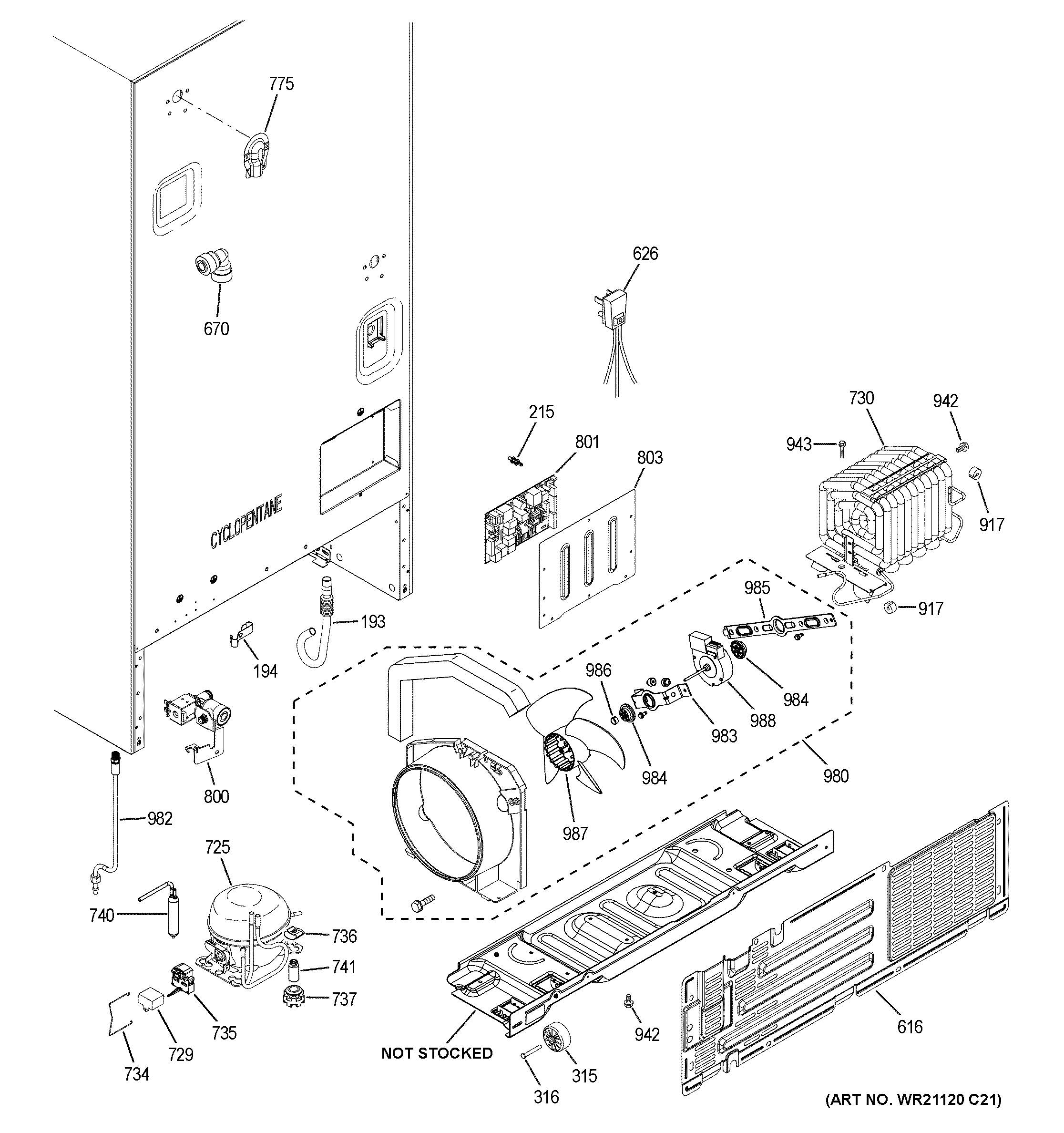Machine compartment