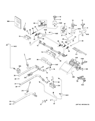 Gas & burner parts