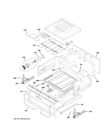 Upper oven