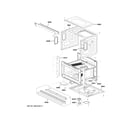 GE ZSB9132N1SS oven cavity parts diagram