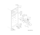 GE GIE18DTNDRBB fresh food section diagram