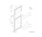 GE GTE17DTNDRCC doors diagram