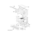 GE ZSB9121N1SS oven cavity parts diagram