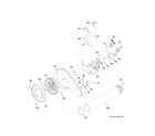 GE GFD49GRPK0RR blower & motor diagram