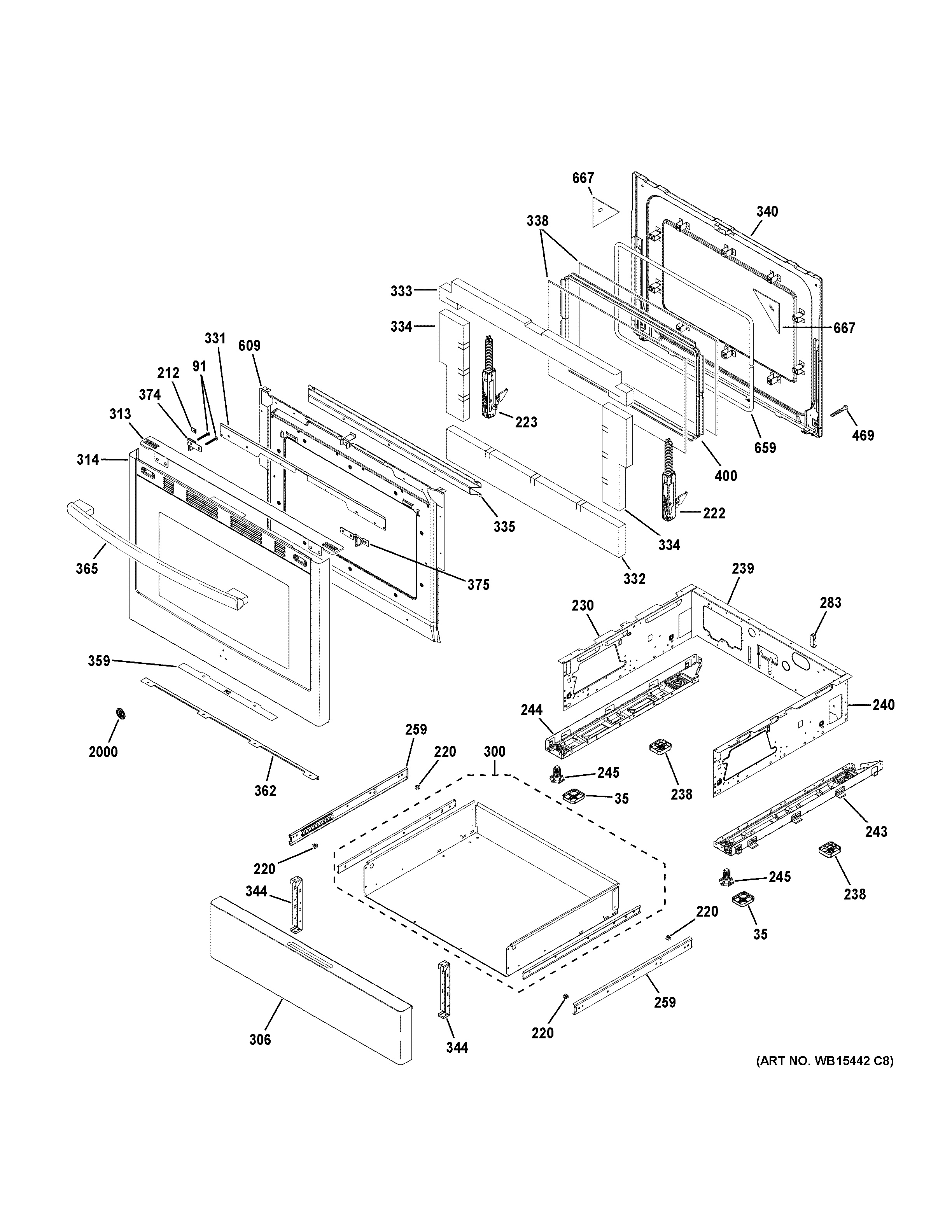 Door & drawer parts