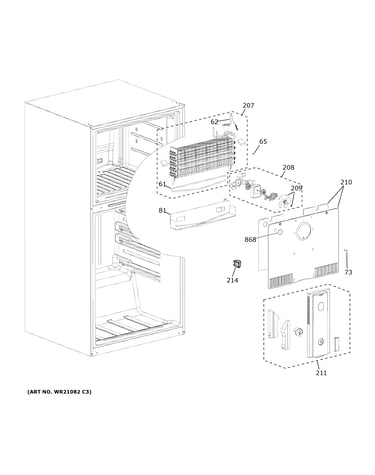Freezer section