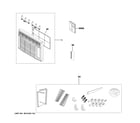 GE AHQ06LZW1 room air conditioner diagram