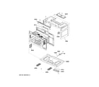 GE DVM7195SK5SS oven cavity parts diagram