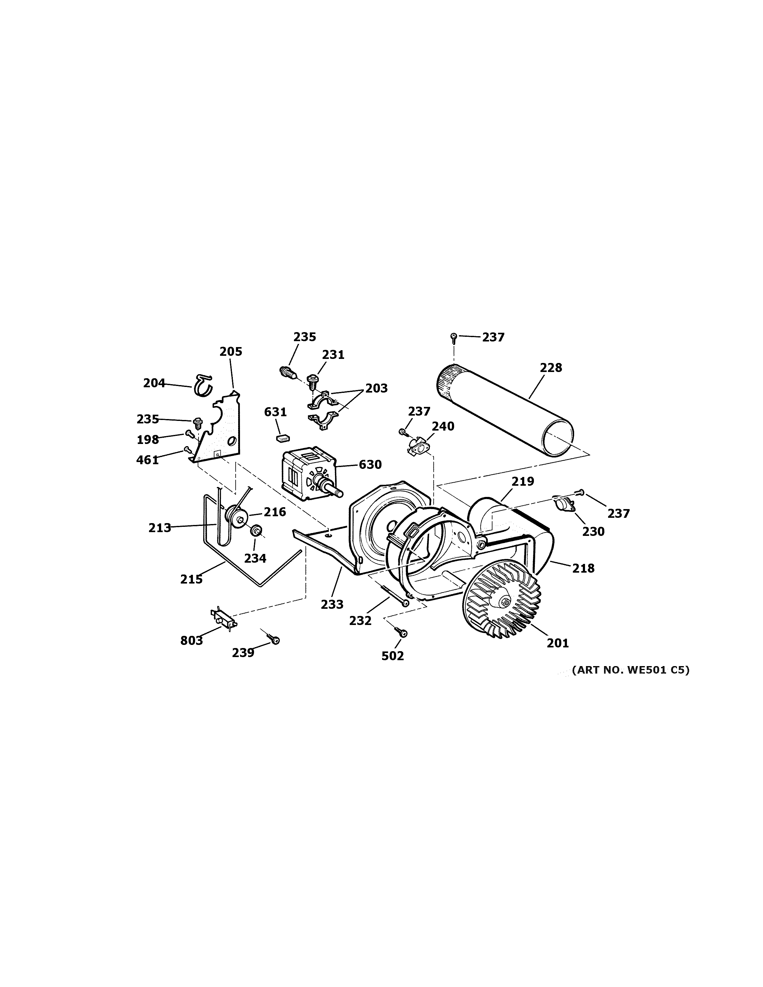Blower & motor assembly
