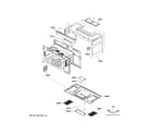 GE PNM9216SK5SS oven cavity parts diagram