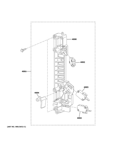 Latch board parts