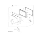 GE JNM7196DK5WW door parts diagram