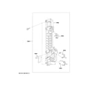 GE JNM7196DK5WW latch board parts diagram