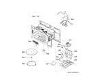 GE JNM7196DK5WW interior parts (1) diagram