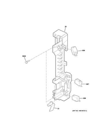 Latch board parts