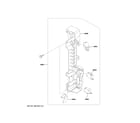 GE PVM9179SK5SS latch board parts diagram