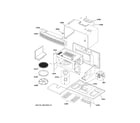 GE SCA1001KSS02 oven cavity parts diagram