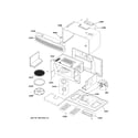 GE SCA1001KSS02 oven cavity parts diagram