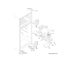 GE GTE22JMNBRES fresh food section diagram