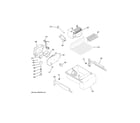 GE GZS22DSJKFSS ice maker & dispenser diagram