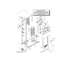 GE GSS25IBNBHTS freezer section diagram