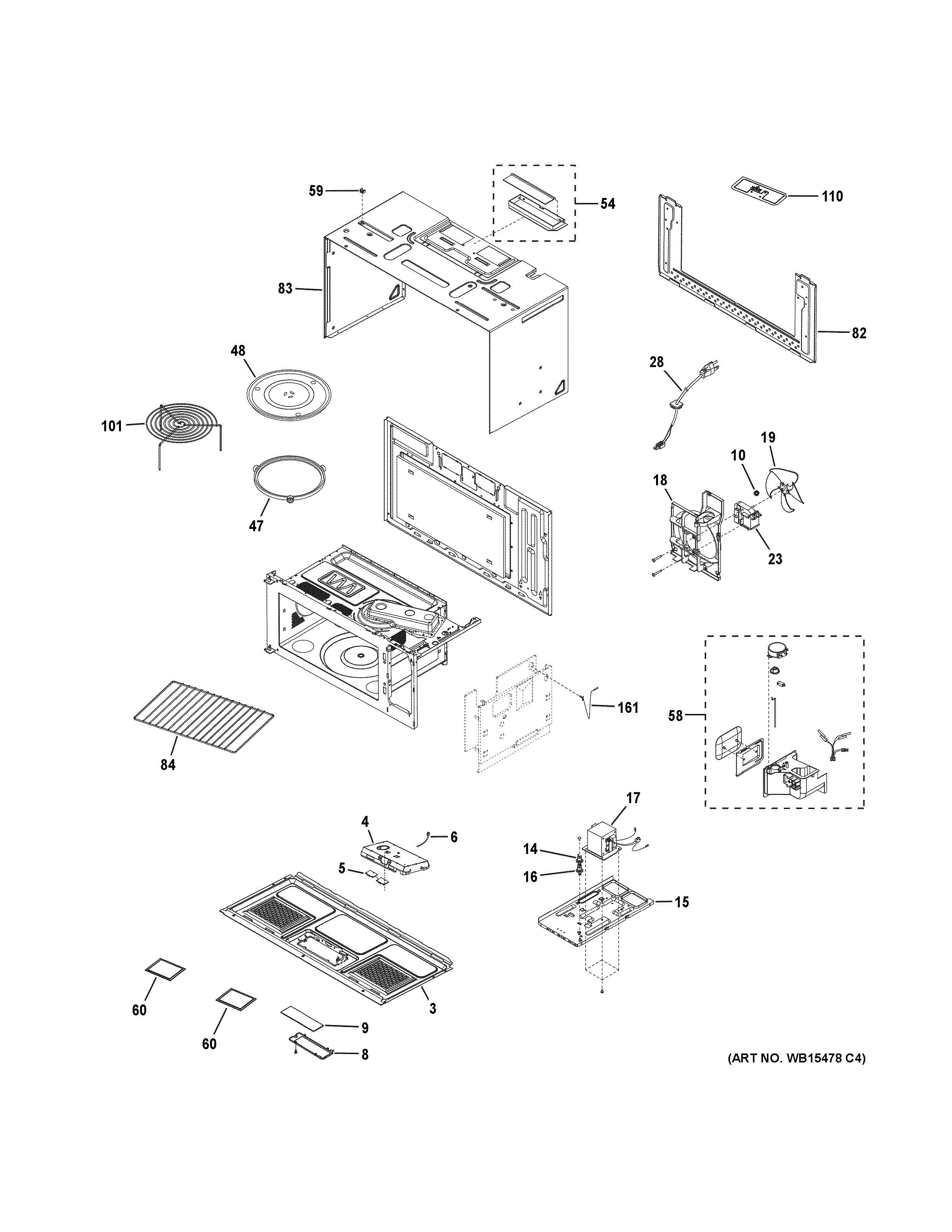 Oven cavity parts (2)