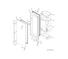 GE GFD28GSLESS fresh food door - rh diagram