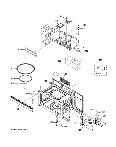 Oven cavity parts