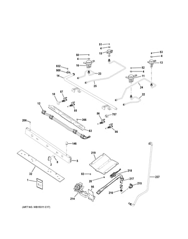 Gas & burner parts