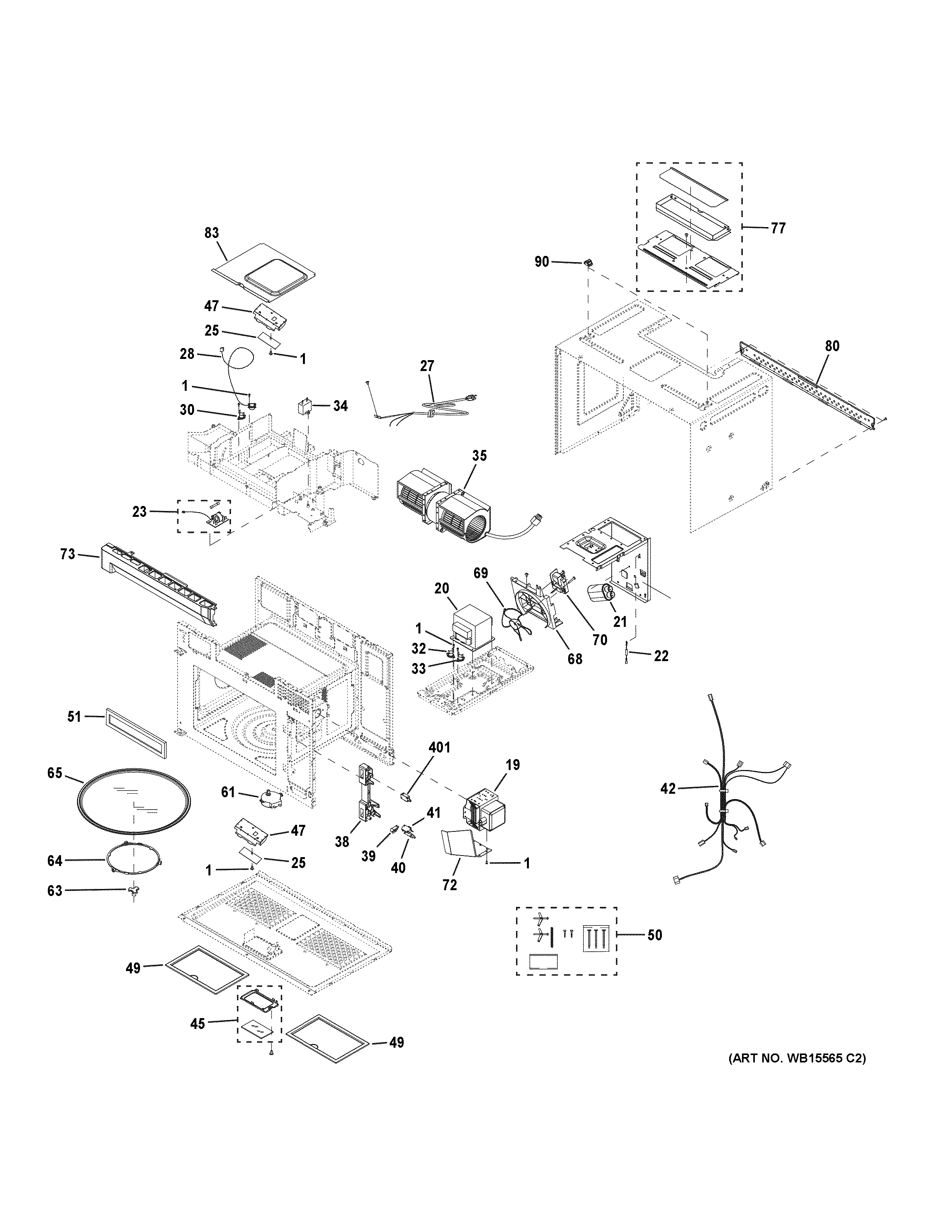 OVEN CAVITY PARTS