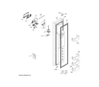 GE ZISS360DNBSS freezer door diagram