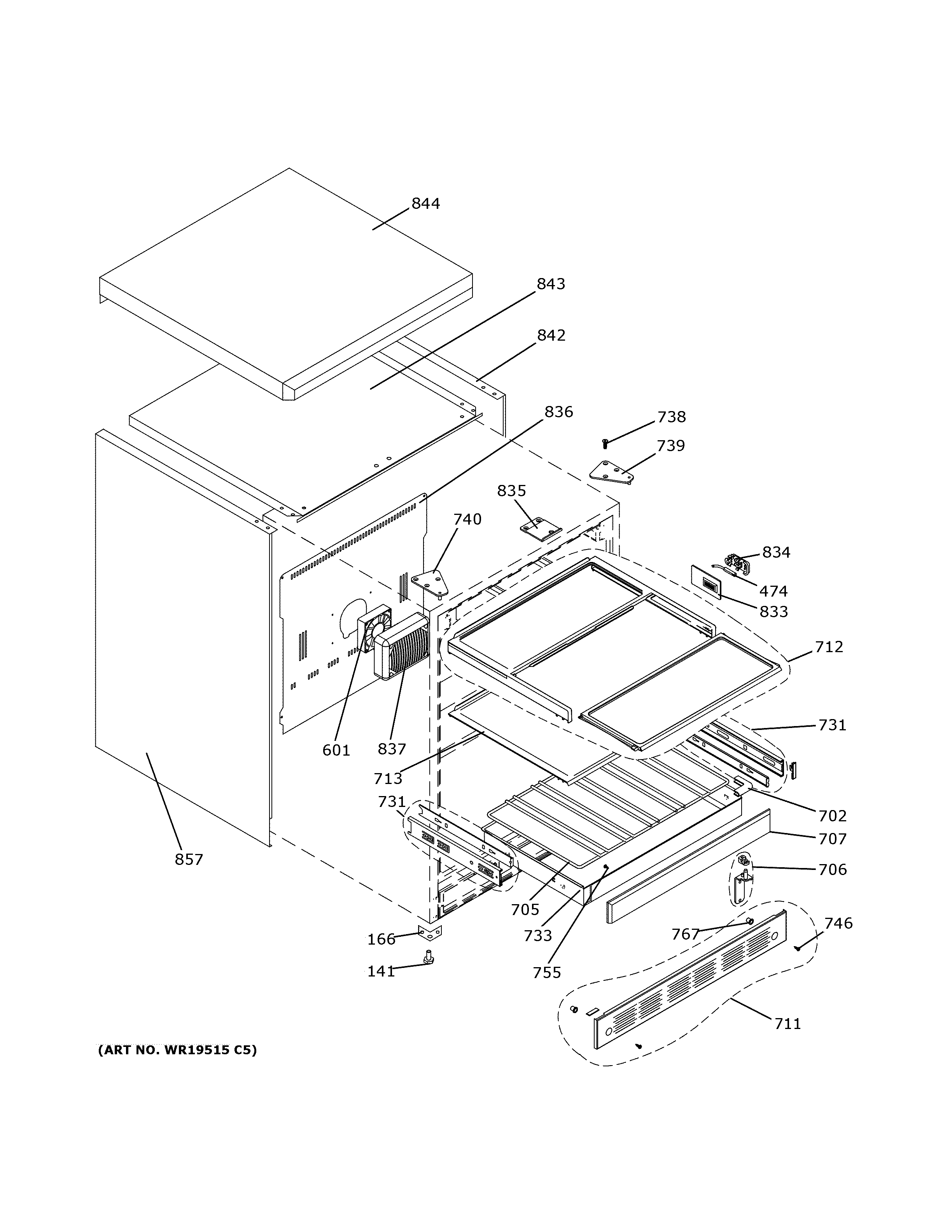 CABINET & SHELVES